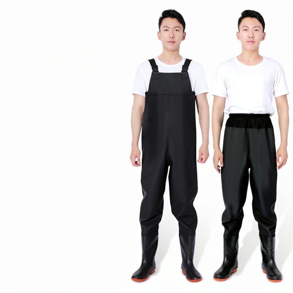 Heavy Duty PVC Wading Pants Wi - Fishing Rain Suit 评论和价格