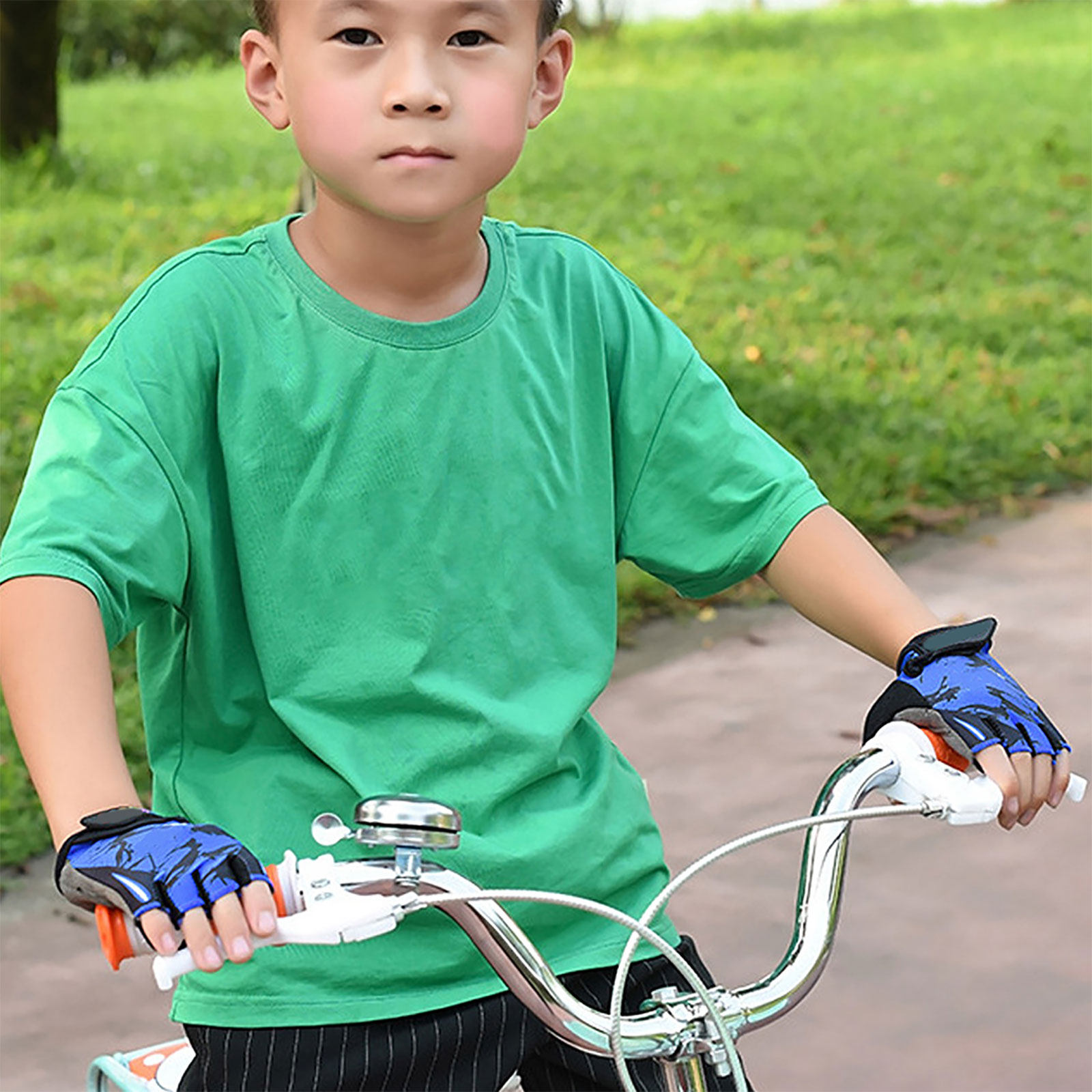 Kids Non Slip Half Finger Glov - Fishing Gloves 评论和价格