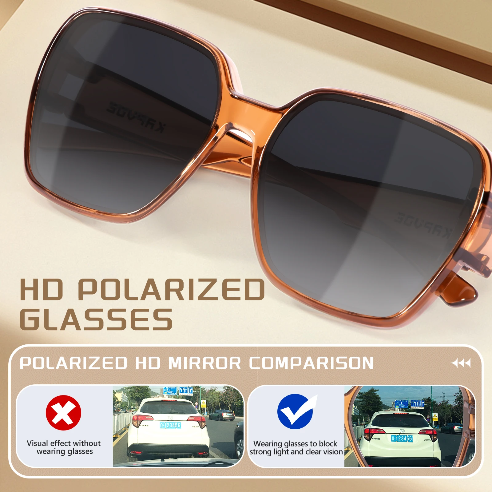 Kapvoe Shades Driving Fishing  - Fishing Sunglasses Polarized 评论和价格