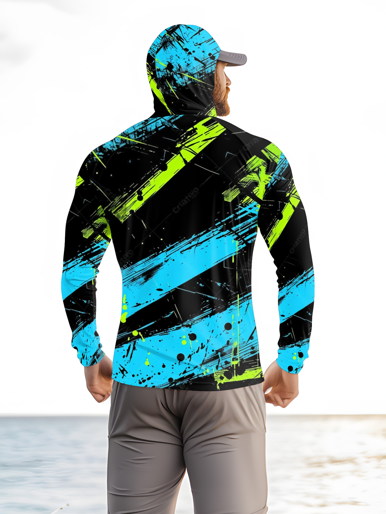 Fishing Hoodie Men Long Sleeve - Fishing Shirt Uv Protection 评论和价格
