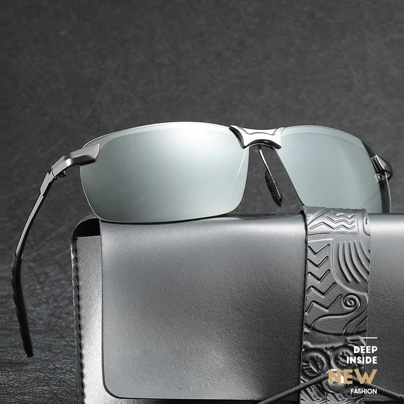 Men Photochromic Polarized Sun - Fishing Sunglasses Polarized 评论和价格