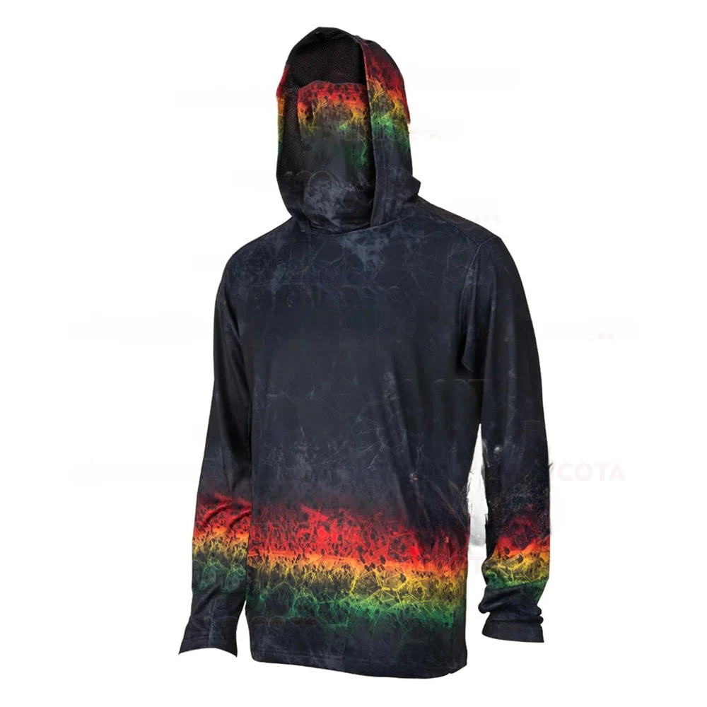Men's Fishing Hoodie Shirts UP - Fishing Shirt Uv Protection 评论和价格